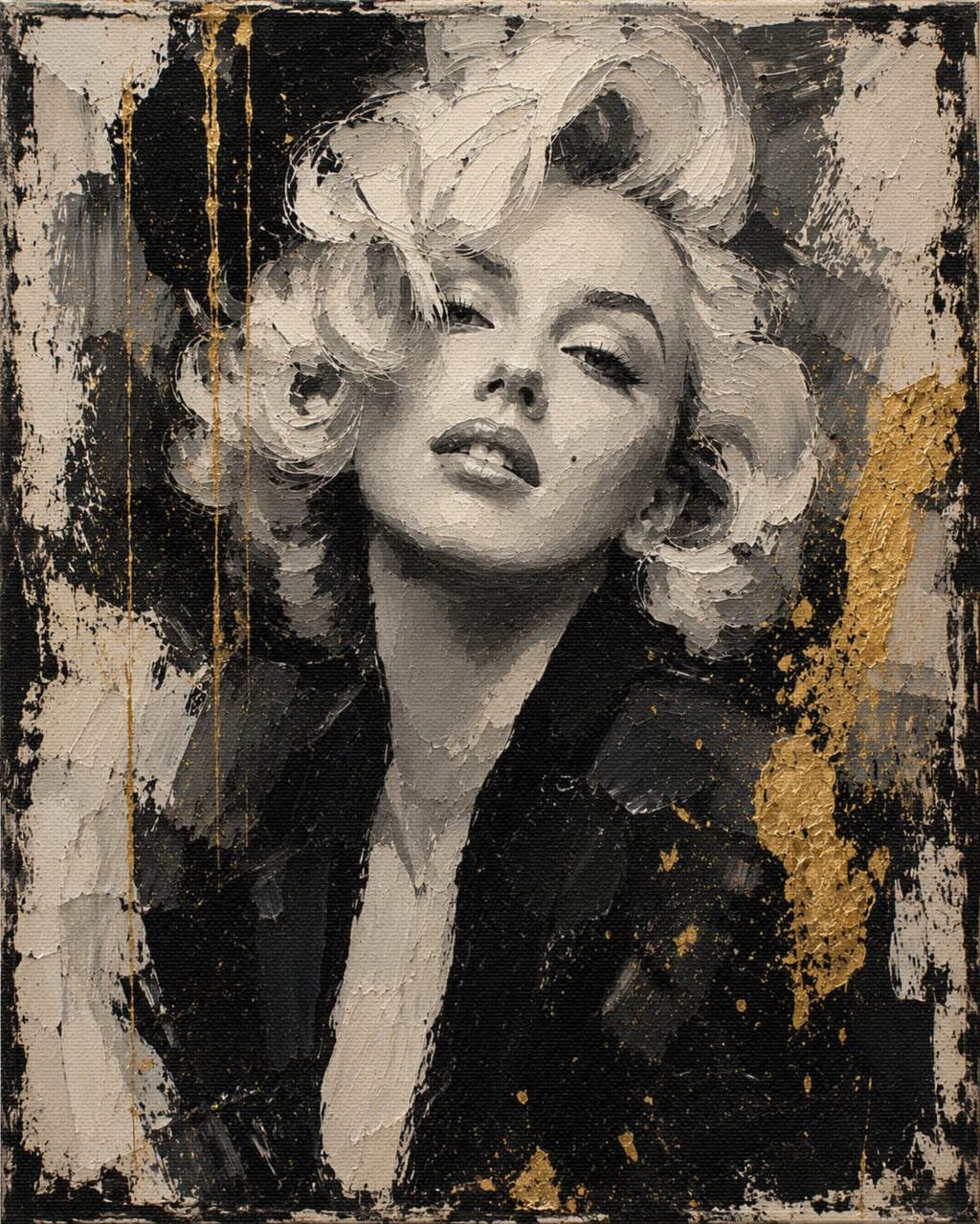 Vintage Monochrome with Gold